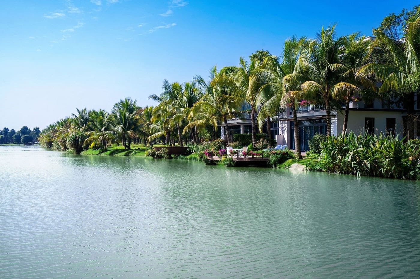 Một góc biệt thự đảo Ecopark.