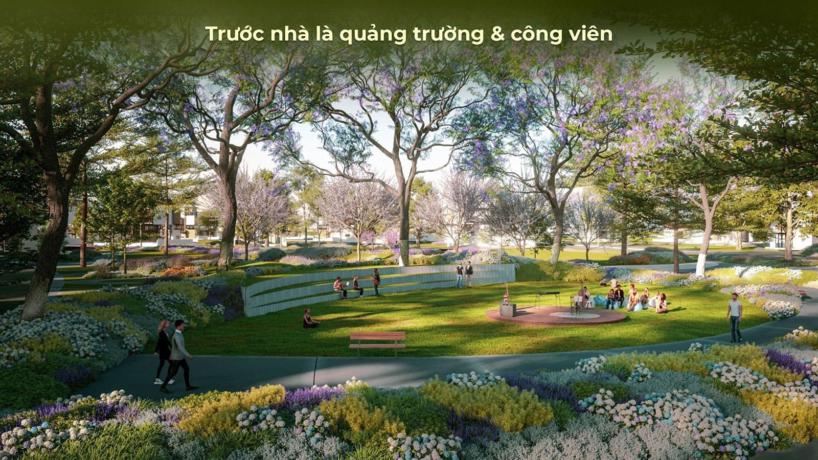 Phối cảnh tiện ích mang tiêu chuẩn Resort 6 sao tại khu đô thị Eco Village Saigon River.